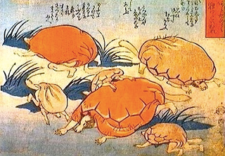 Illustration for article titled The Raccoon Scrotum Monster, and Other Awful Creatures from 1800s Japanese Artwork (NSFW)